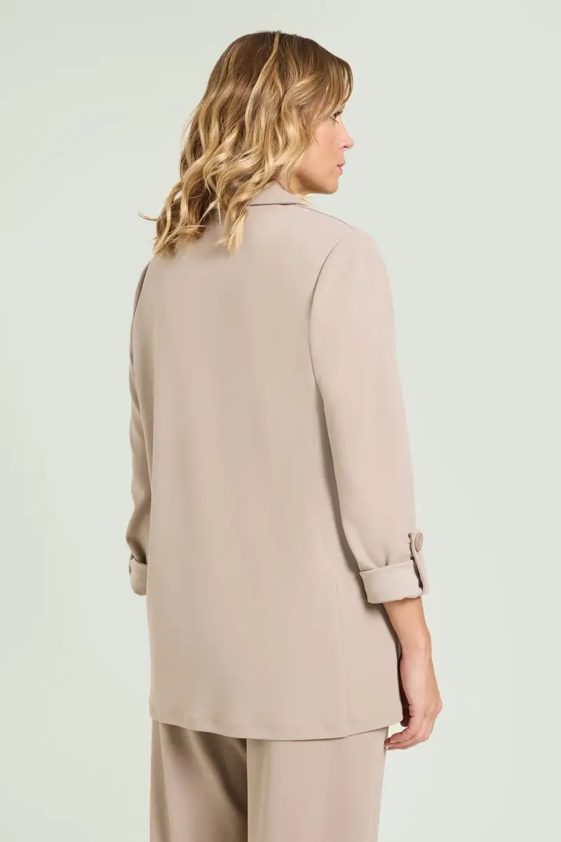 Luisa Viola Giacca in Scuba Crepe Donna miniatura 3