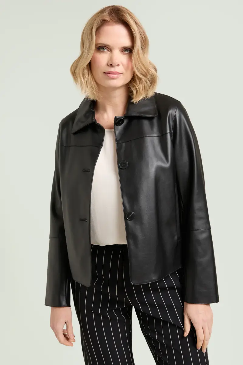 GIACCA IN TESSUTO SPALMATO Donna