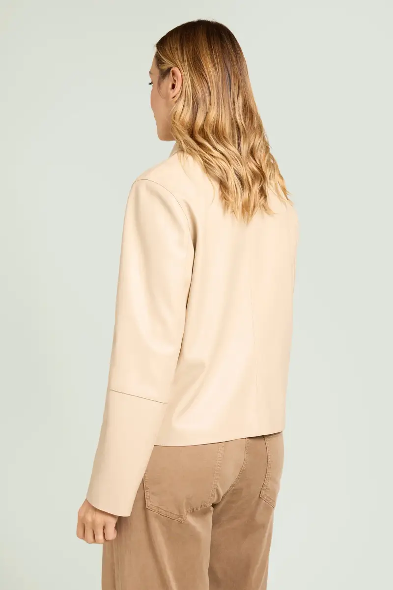 GIACCA IN TESSUTO SPALMATO Donna miniatura 2