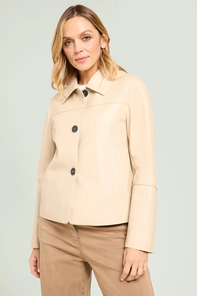 GIACCA IN TESSUTO SPALMATO Donna