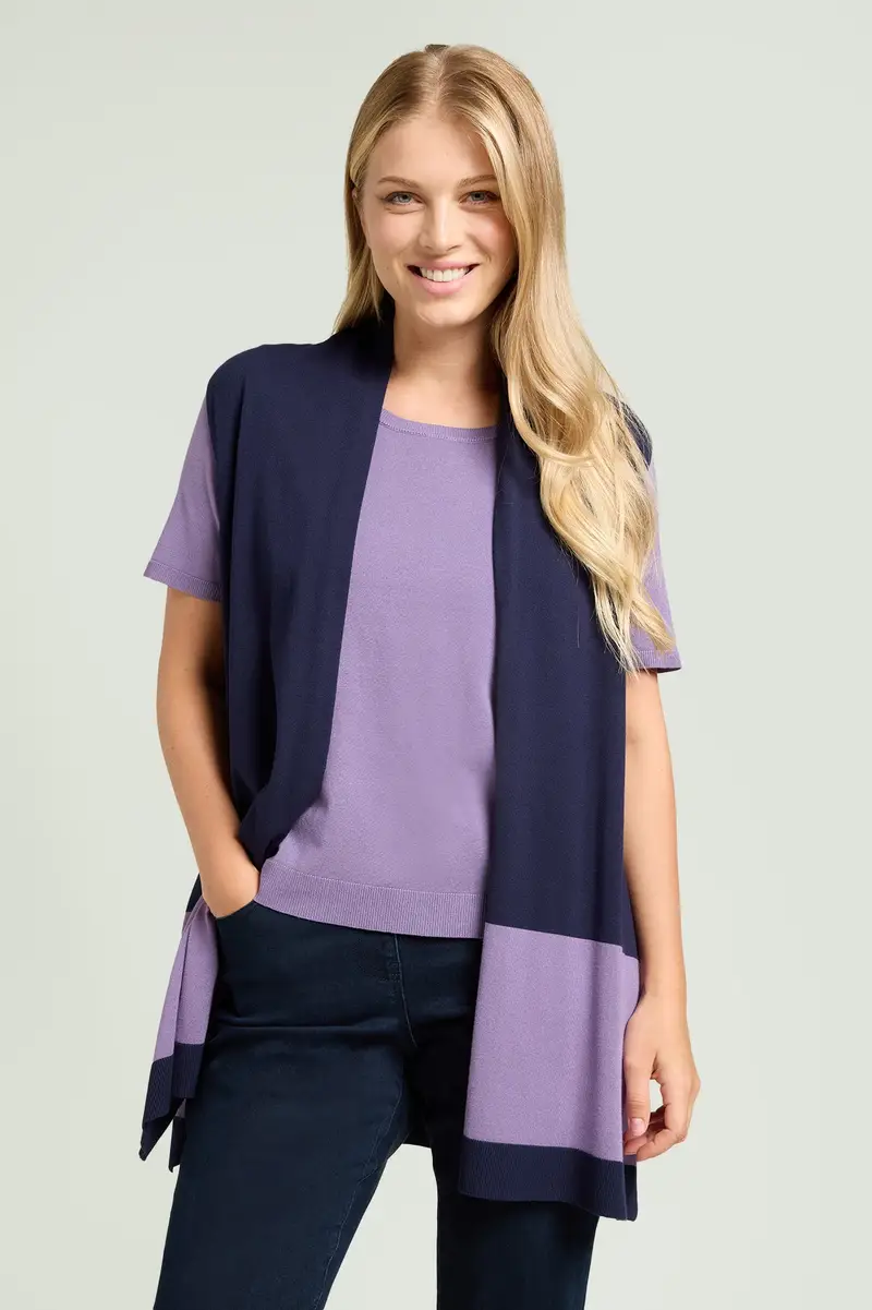 Luisa Viola Gilet Donna Viola 1940406