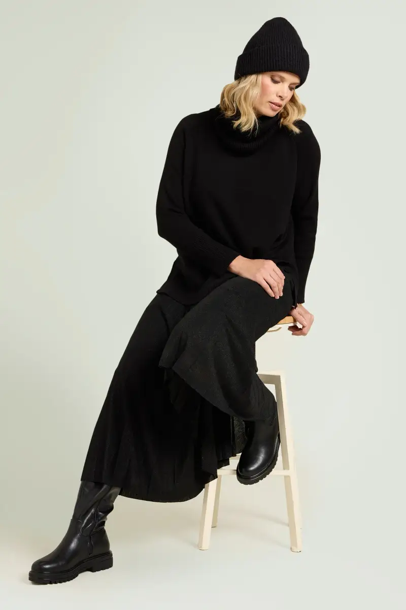 GONNA LUNGA PLISSE' Donna