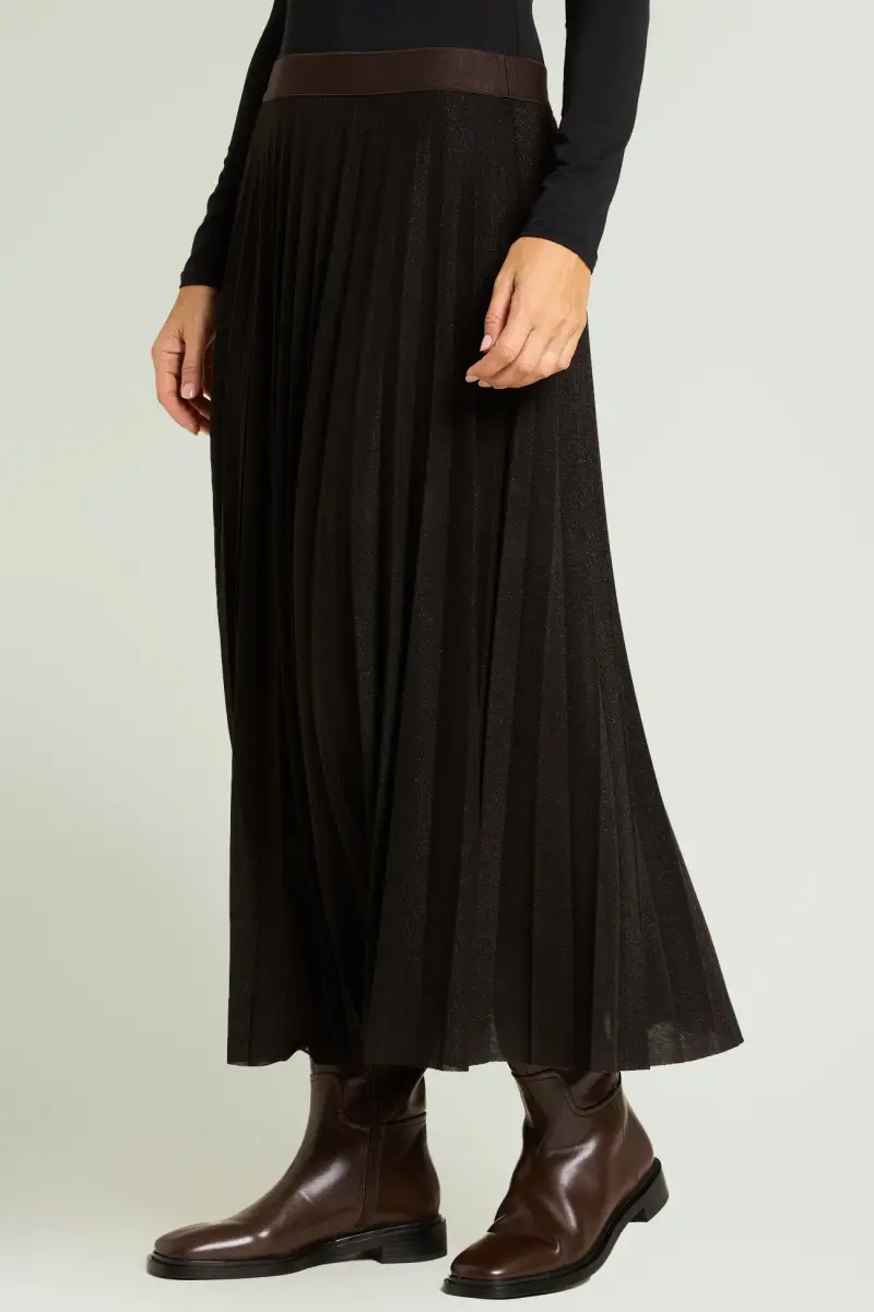 GONNA LUNGA PLISSE' Donna miniatura 2