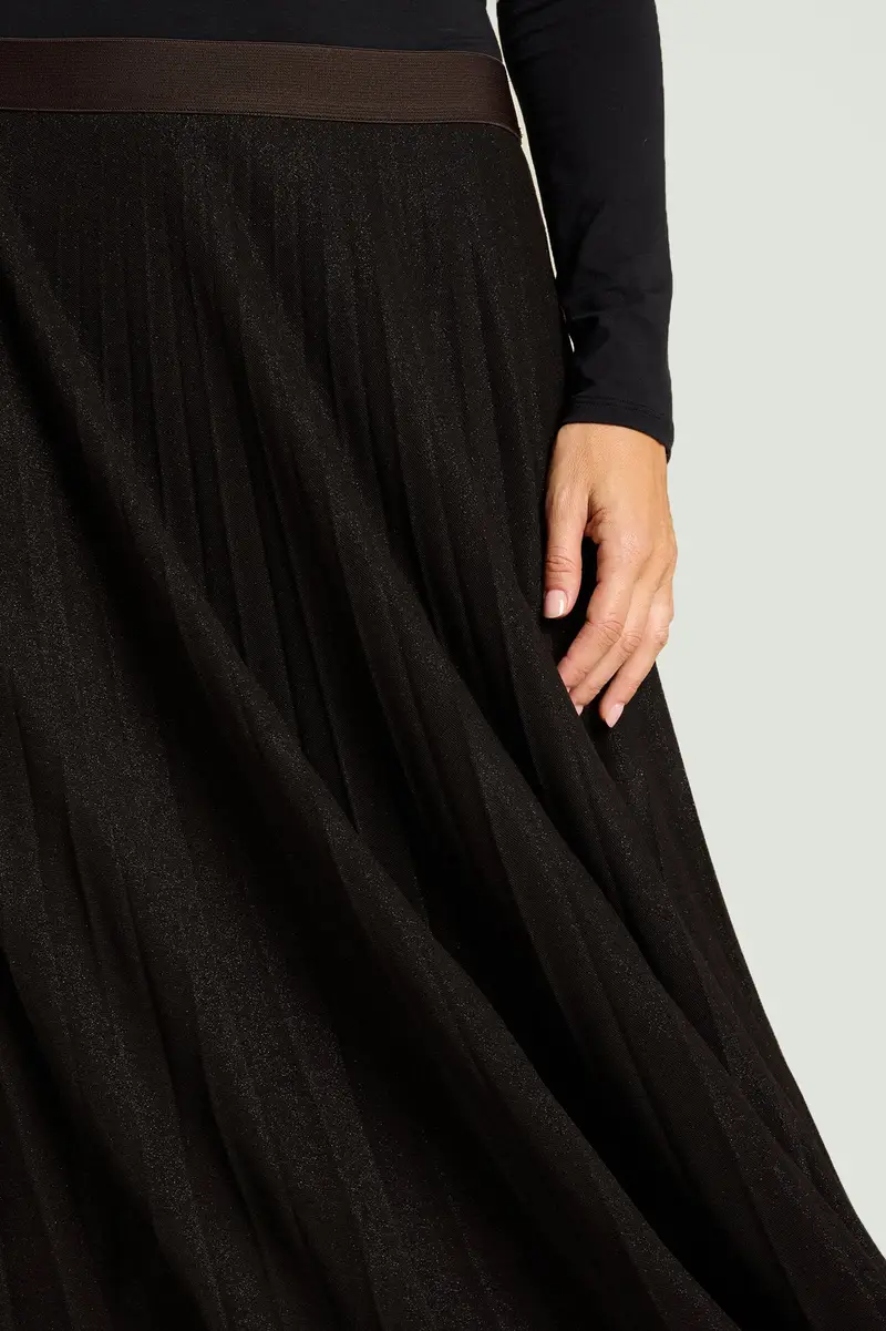 GONNA LUNGA PLISSE' Donna miniatura 3