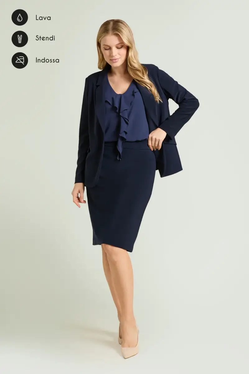 GONNA TUBINO IN COMPACT STRETCH Donna