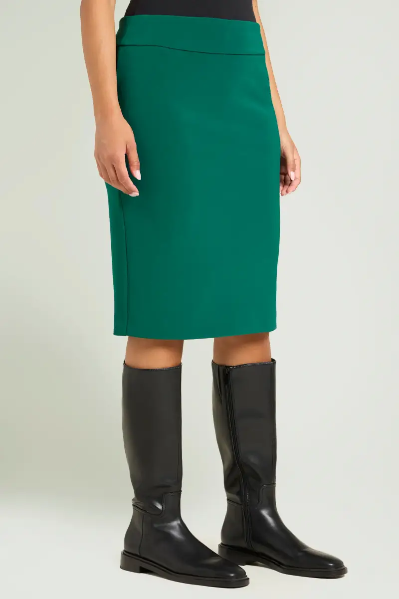 GONNA TUBINO IN COMPATTO STRETCH Donna miniatura 3