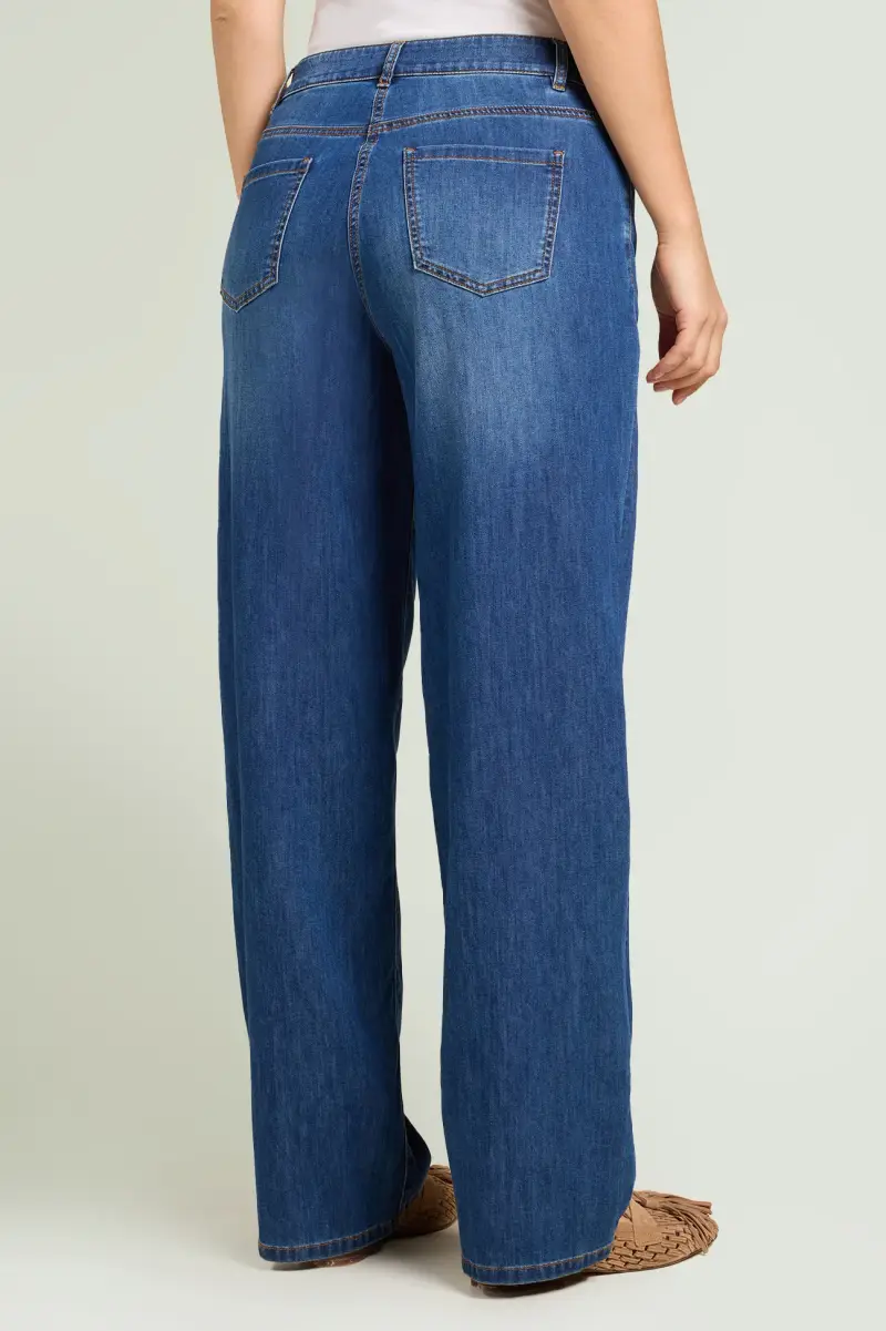 JEANS WIDE LEG Donna miniatura 3
