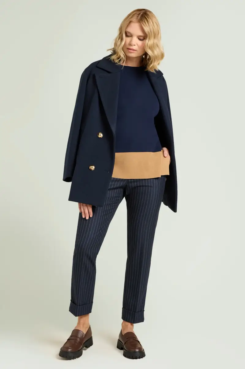 MAGLIA COLOR BLOCK Donna miniatura 2