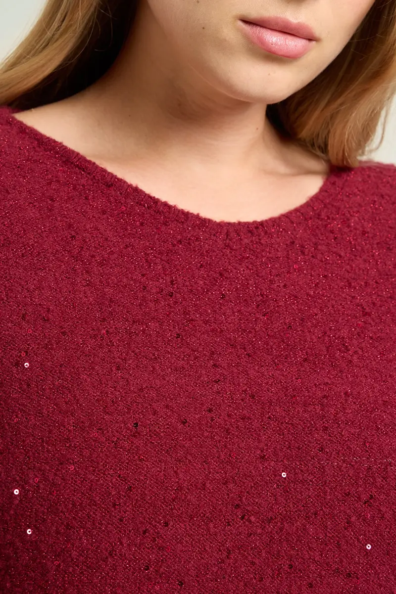 MAGLIA FULL PAILLETTES Donna miniatura 3