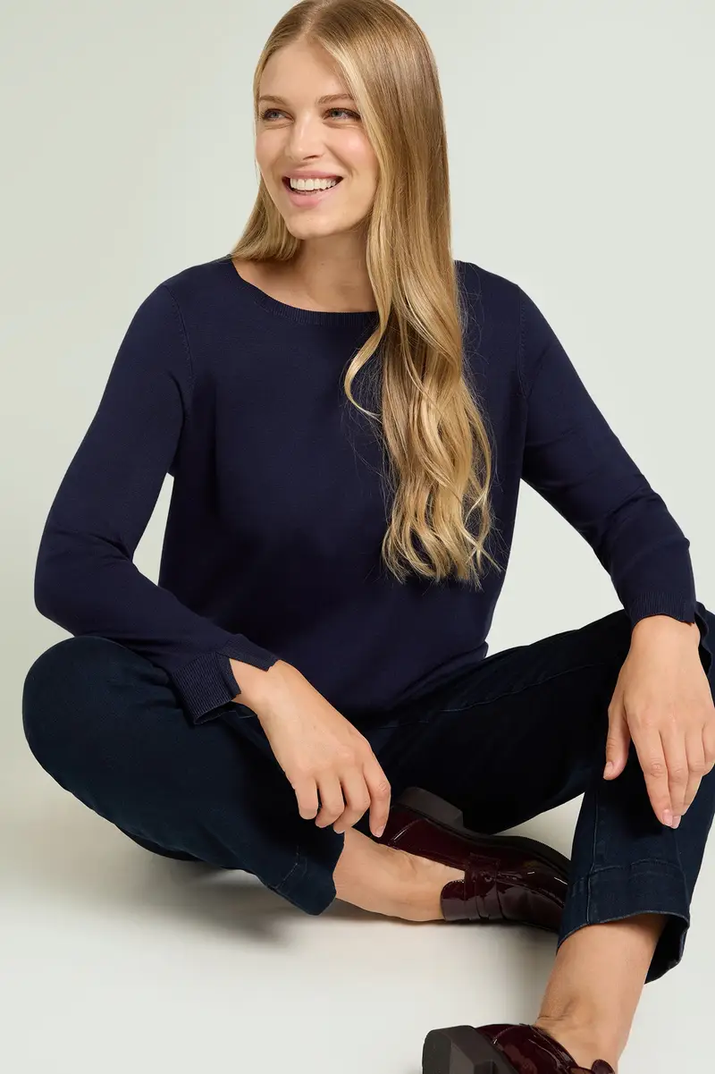 Luisa Viola MAGLIA IN VISCOSA COMFORT Donna