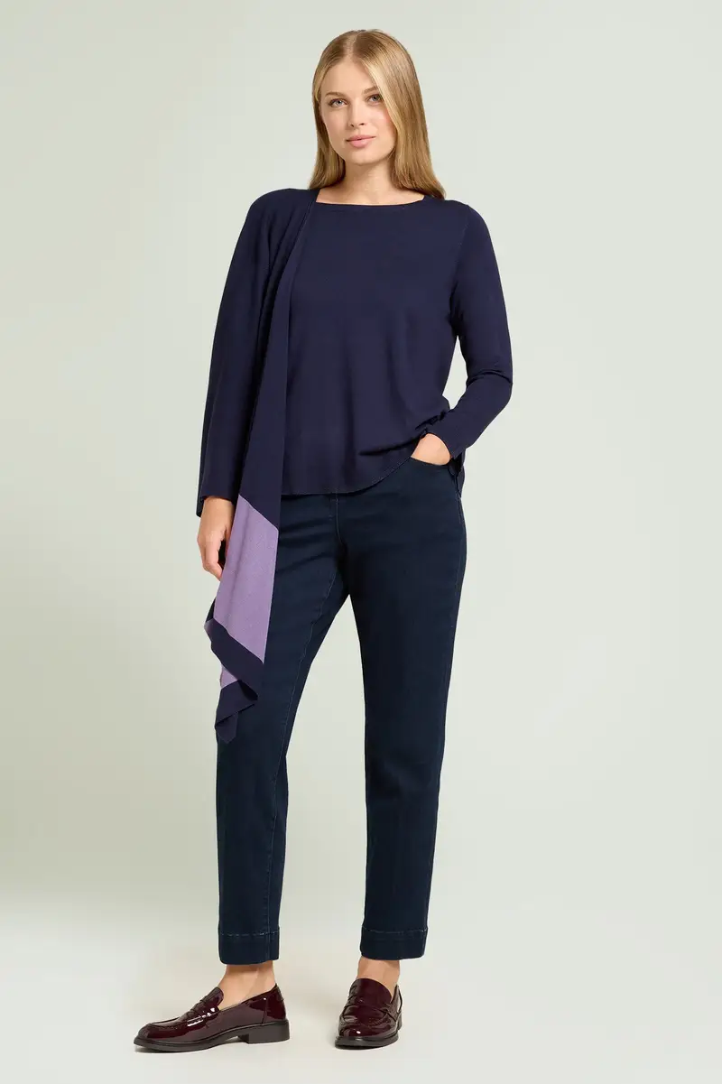 Luisa Viola MAGLIA IN VISCOSA COMFORT Donna miniatura 2