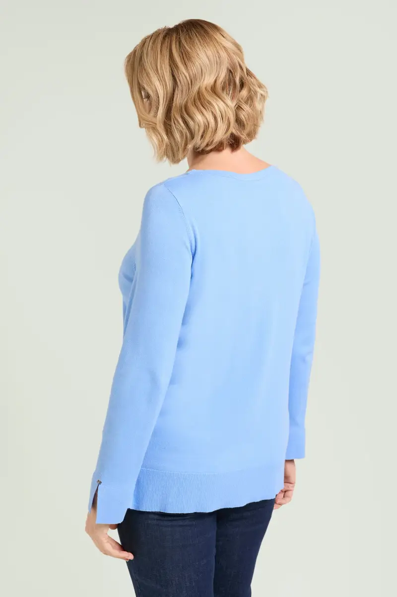 MAGLIA IN VISCOSA COMFORT Donna miniatura 2