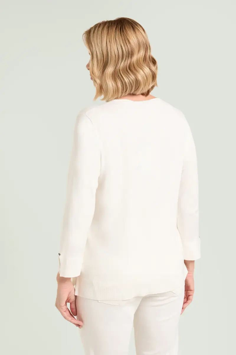 MAGLIA IN VISCOSA COMFORT Donna miniatura 2