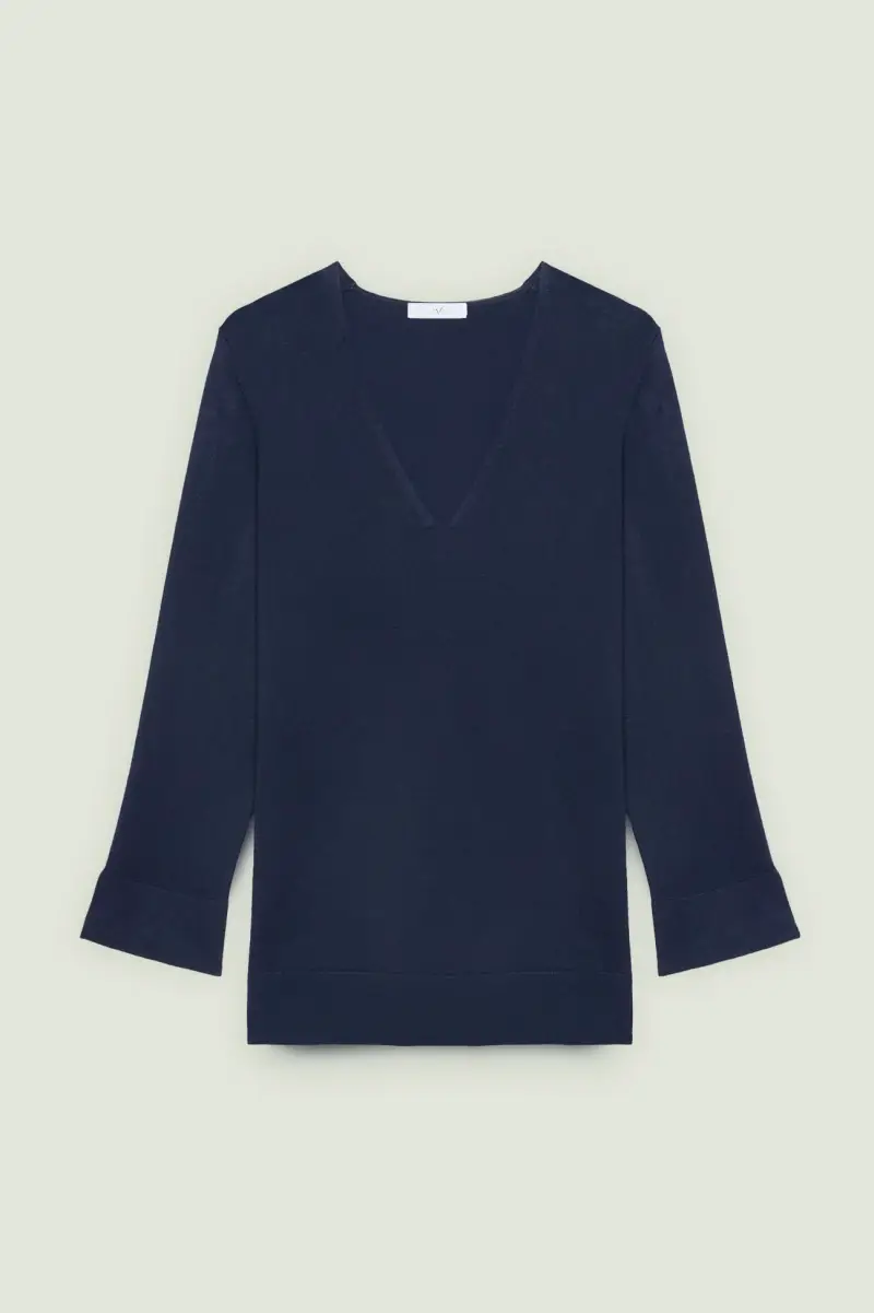 MAGLIA IN VISCOSA COMFORT Donna miniatura 5