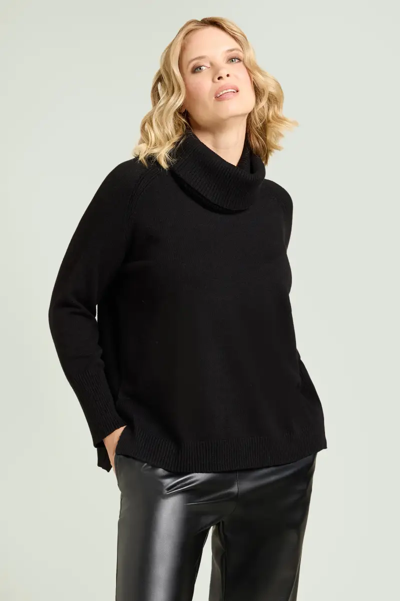 MAGLIA WINTER TOUCH CON COLLO STACCABILE Donna