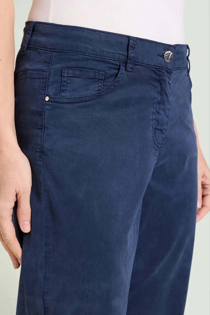 PANTALONI 5 TASCHE WIDE LEG Donna miniatura 4