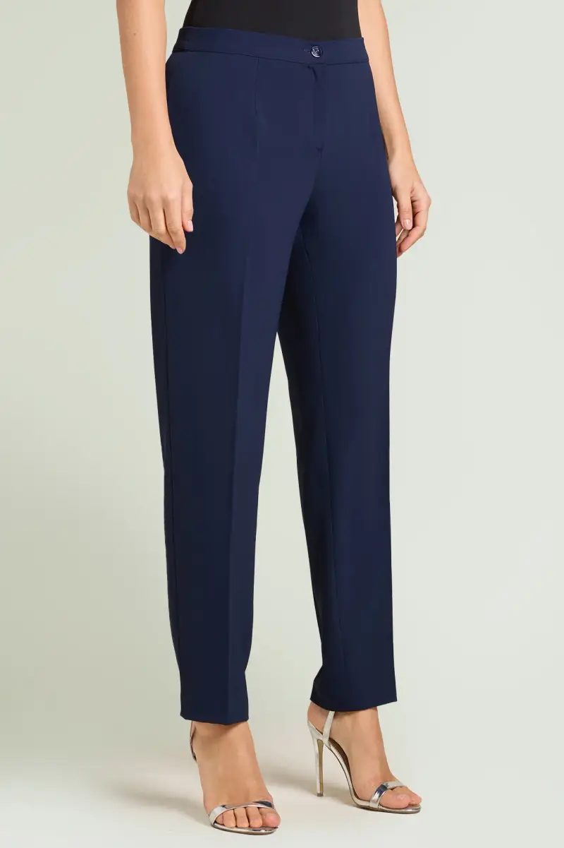 PANTALONI A SIGARETTA IN CADY Donna miniatura 2