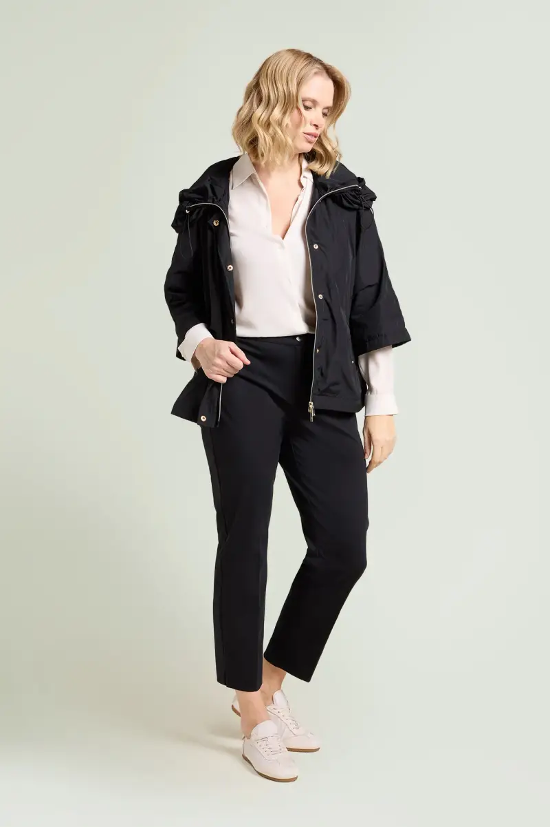 PANTALONI A SIGARETTA IN PUNTO MILANO Donna miniatura 4