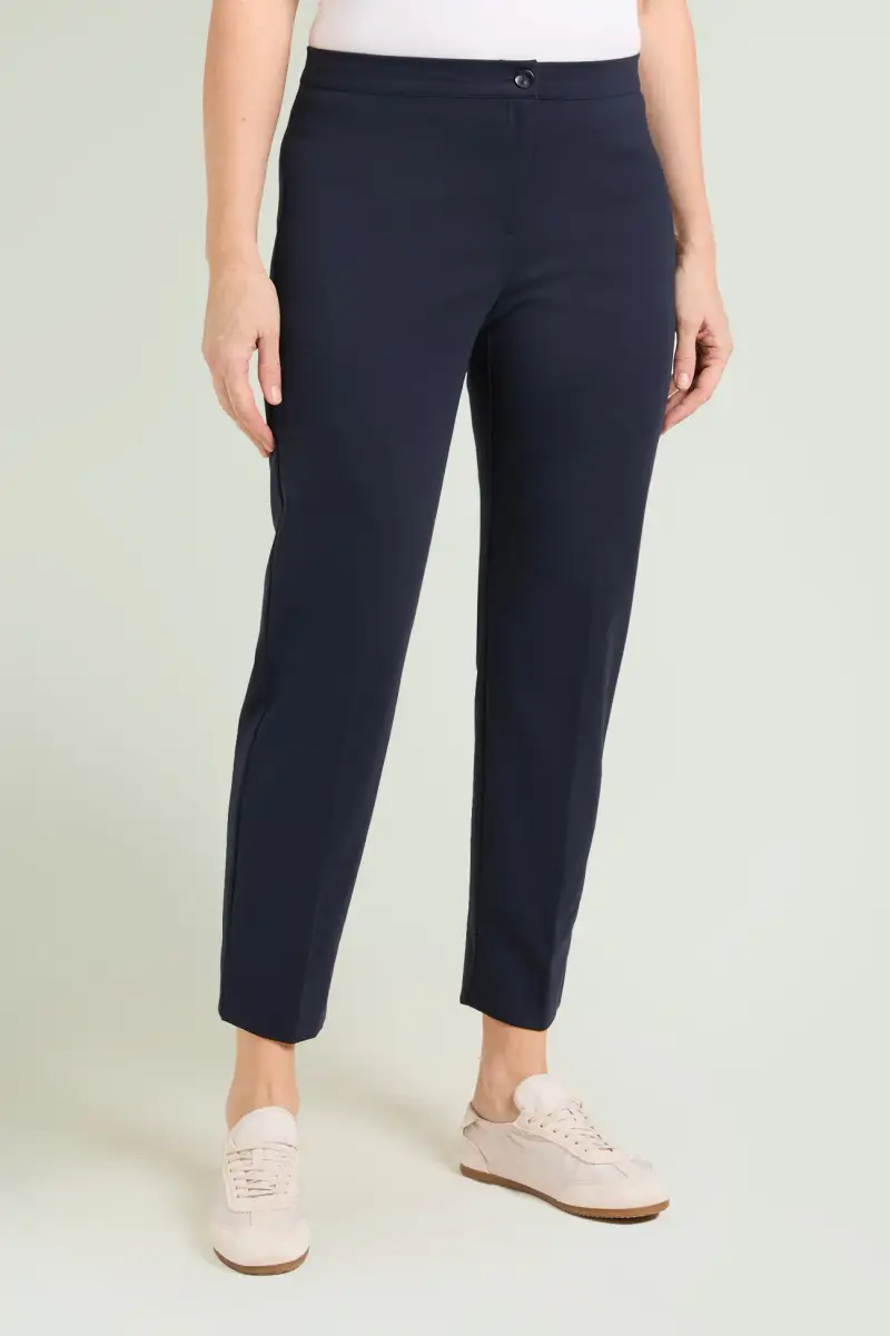 PANTALONI A SIGARETTA IN PUNTO MILANO Donna miniatura 2