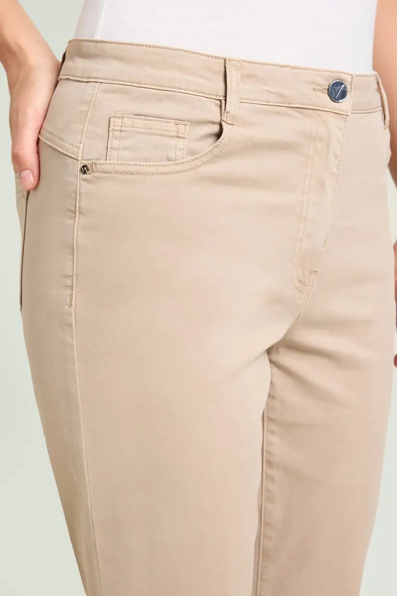 Luisa Viola PANTALONI CINQUE TASCHE IN WINTER DRILL Donna miniatura 2