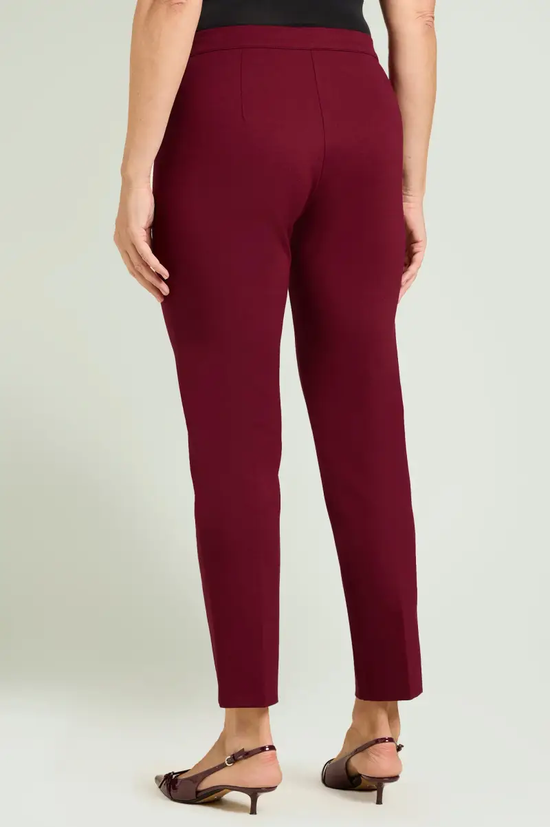 PANTALONI NO HIPS A SIGARETTA IN PUNTO MILANO Donna miniatura 3