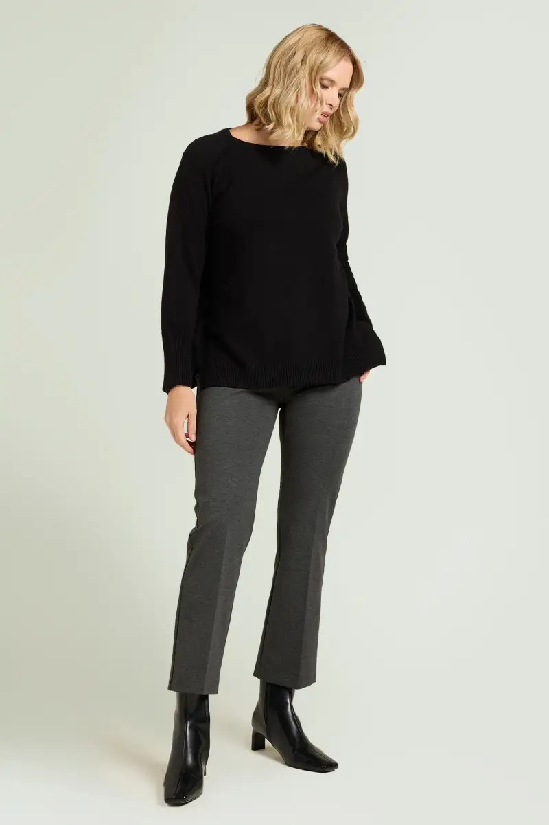 PANTALONI NO-HIPS KICK FLARE IN PUNTO MILANO Donna