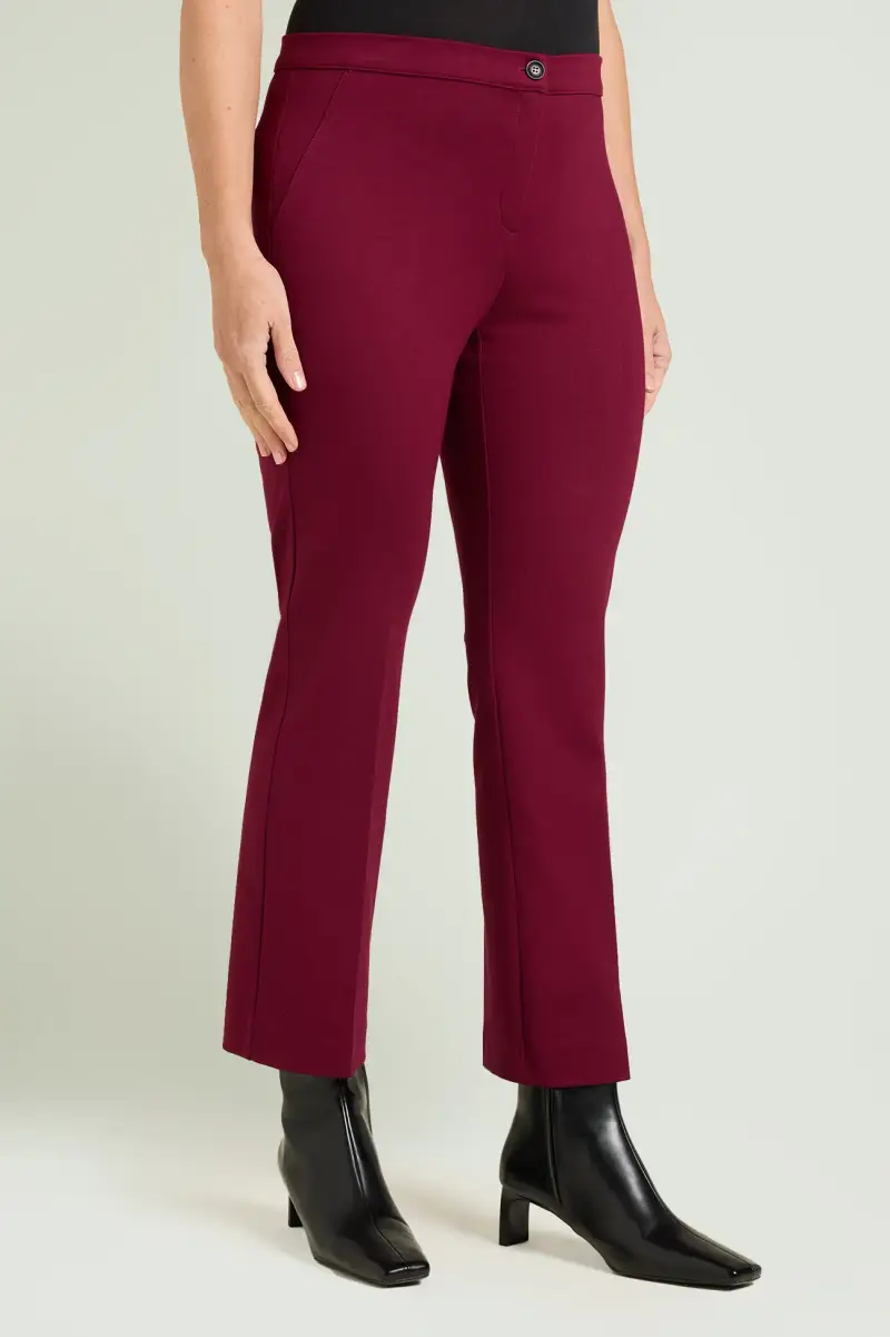 PANTALONI NO-HIPS KICK FLARE IN PUNTO MILANO Donna miniatura 2