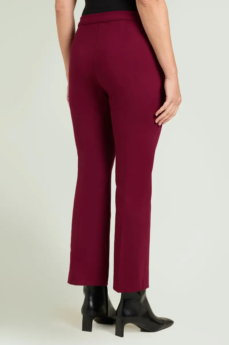 PANTALONI NO-HIPS KICK FLARE IN PUNTO MILANO Donna miniatura 3