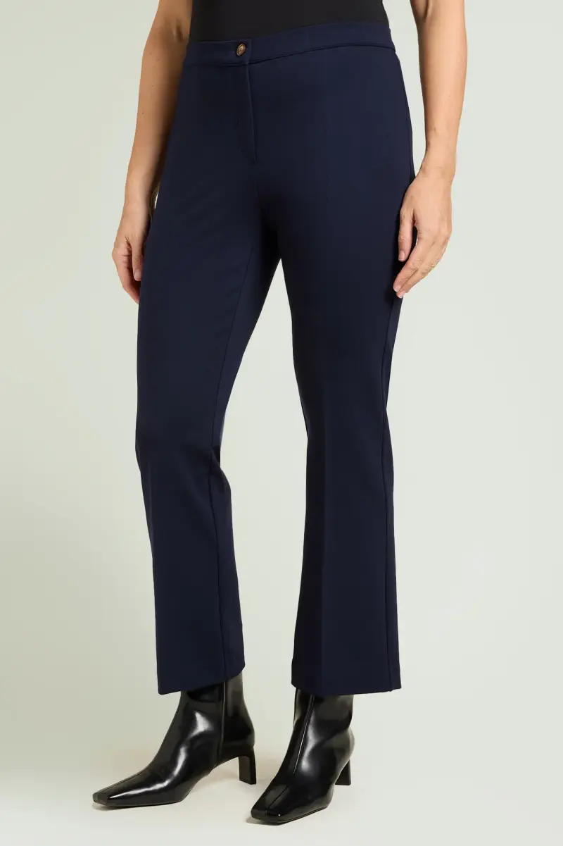 PANTALONI NO-HIPS KICK FLARE IN PUNTO MILANO Donna miniatura 2