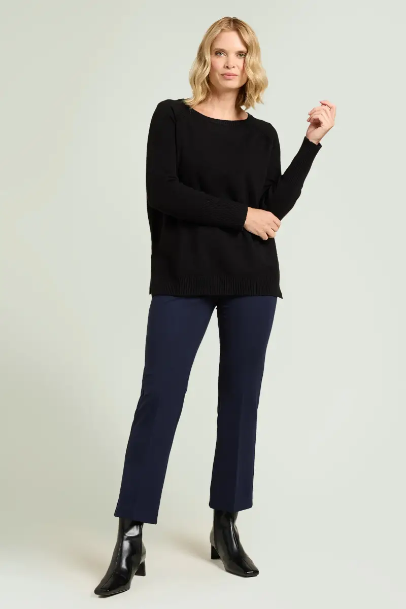 PANTALONI NO-HIPS KICK FLARE IN PUNTO MILANO Donna