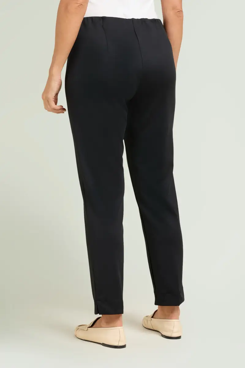 PANTALONI PULL-ON A SIGARETTA IN TECNO-STRETCH Donna miniatura 3