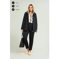 PANTALONI PULL-ON A SIGARETTA IN TECNO-STRETCH Donna miniatura 5