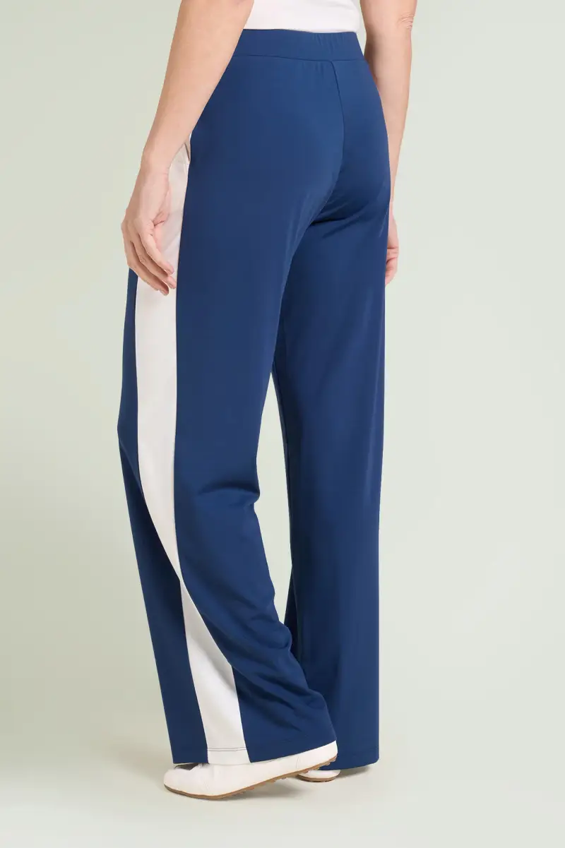 PANTALONI PULL-ON AMPI CON BANDE LATERALI Donna miniatura 4