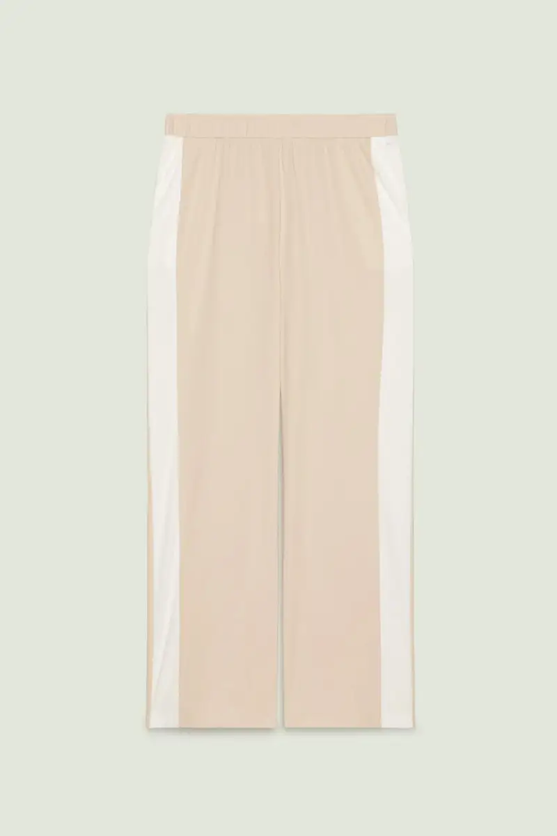 PANTALONI PULL-ON AMPI CON BANDE LATERALI Donna miniatura 4