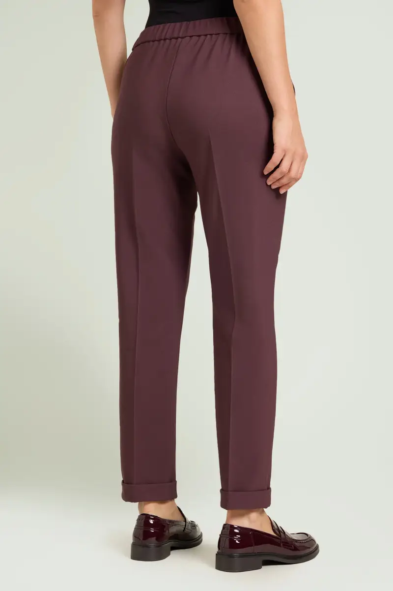 PANTALONI PULL-ON CHINOS CON RISVOLTO Donna miniatura 3