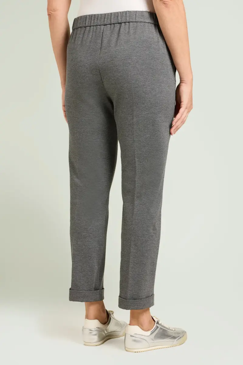 PANTALONI PULL-ON CHINOS IN PUNTO MILANO Donna miniatura 3