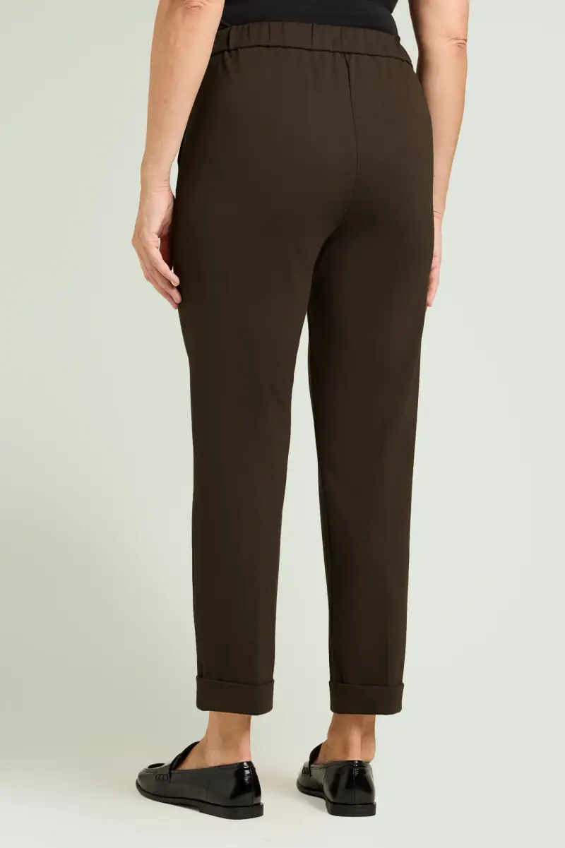 PANTALONI PULL-ON CHINOS IN PUNTO MILANO Donna miniatura 3