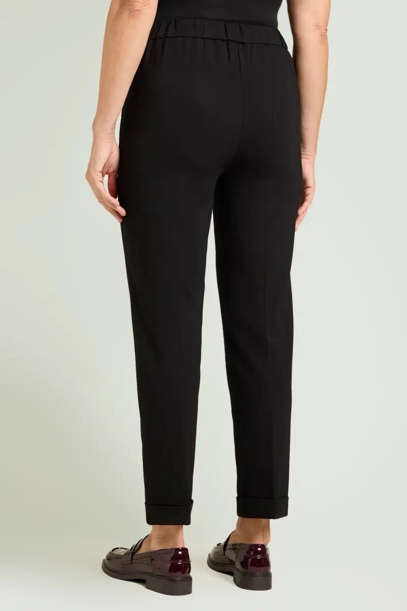 PANTALONI PULL-ON CHINOS IN PUNTO MILANO Donna miniatura 3