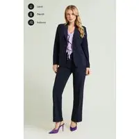 PANTALONI PULL-ON DRITTI IN COMPACT STRETCH Donna miniatura 5