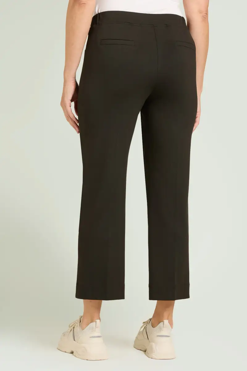 PANTALONI PULL-ON DRITTI IN PUNTO MILANO Donna miniatura 3