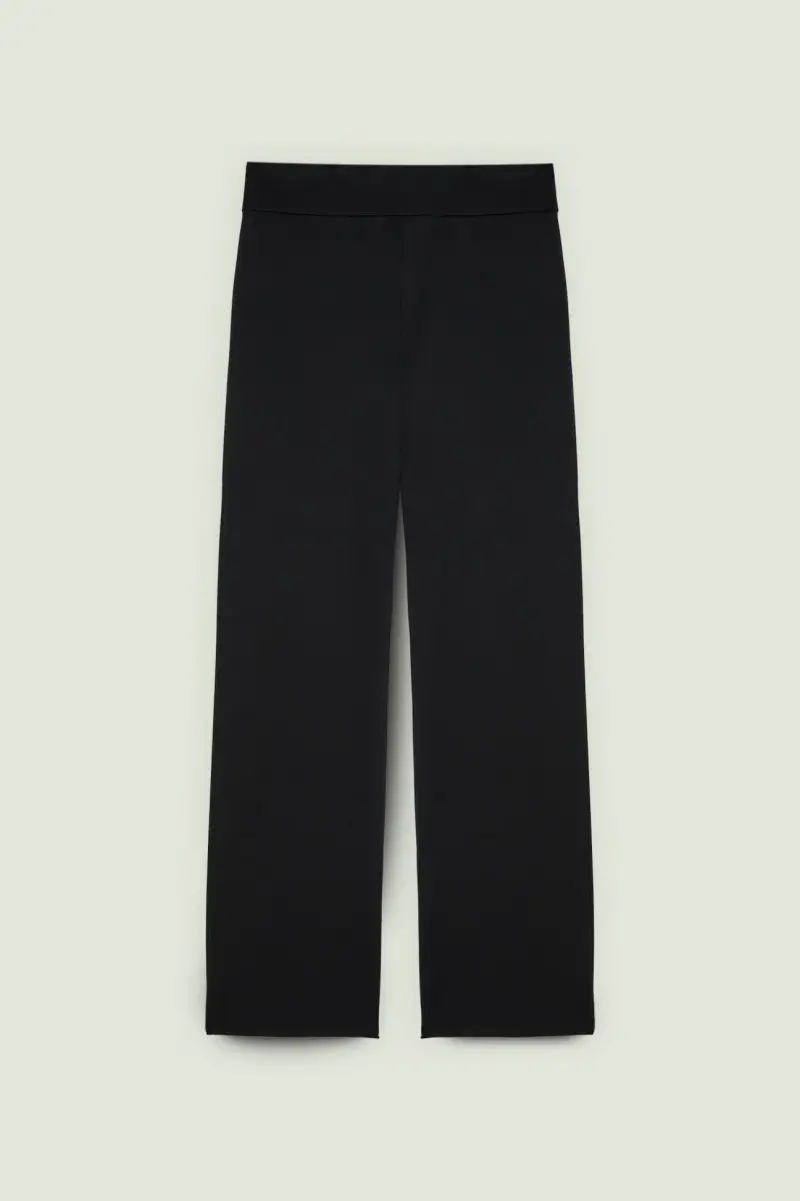 PANTALONI PULL-ON DRITTI IN TECNO-STRETCH Donna miniatura 4