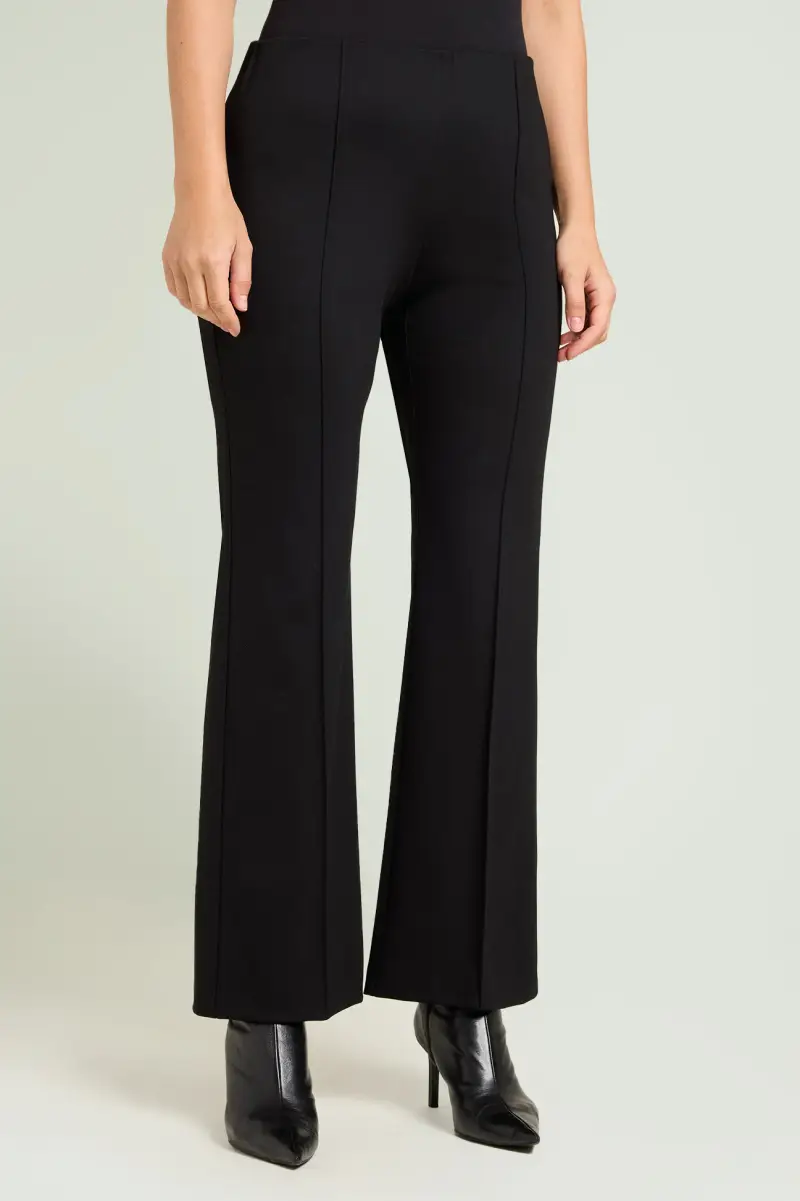 PANTALONI PULL-ON FLARE IN PUNTO MILANO Donna miniatura 2
