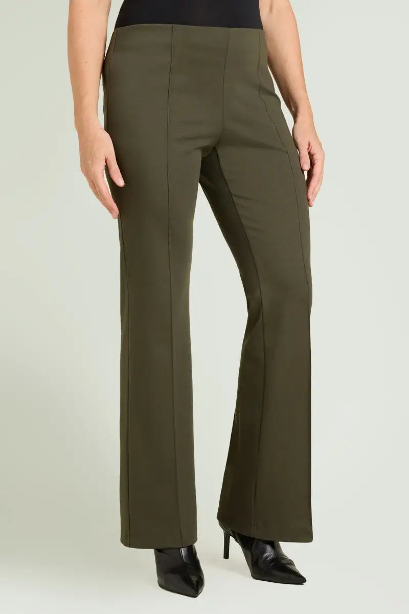 PANTALONI PULL-ON FLARE IN PUNTO MILANO Donna miniatura 2