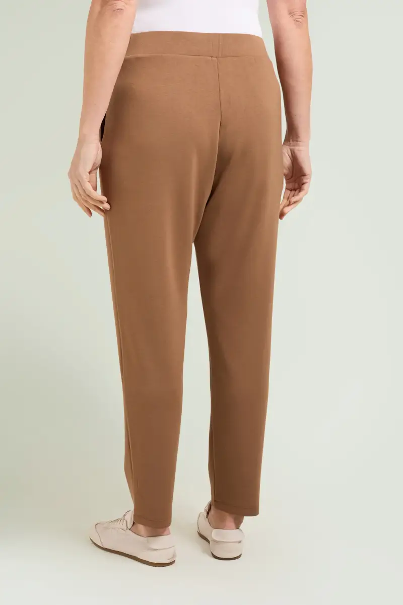 PANTALONI PULL-ON JOGGER IN JERSEY SCUBA Donna miniatura 4