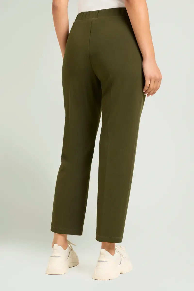 PANTALONI PULL-ON JOGGER IN SCUBA CREPE Donna miniatura 3
