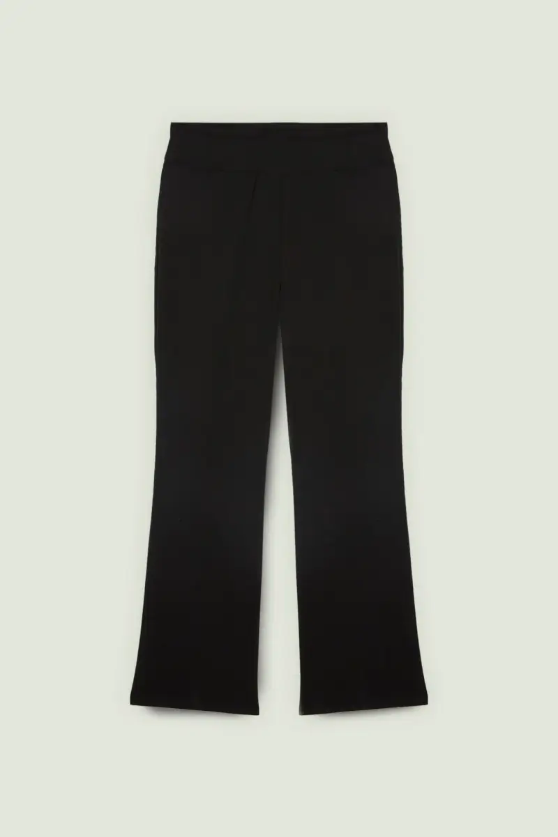 PANTALONI PULL-ON KICK FLARE IN BENGALINA Donna miniatura 4