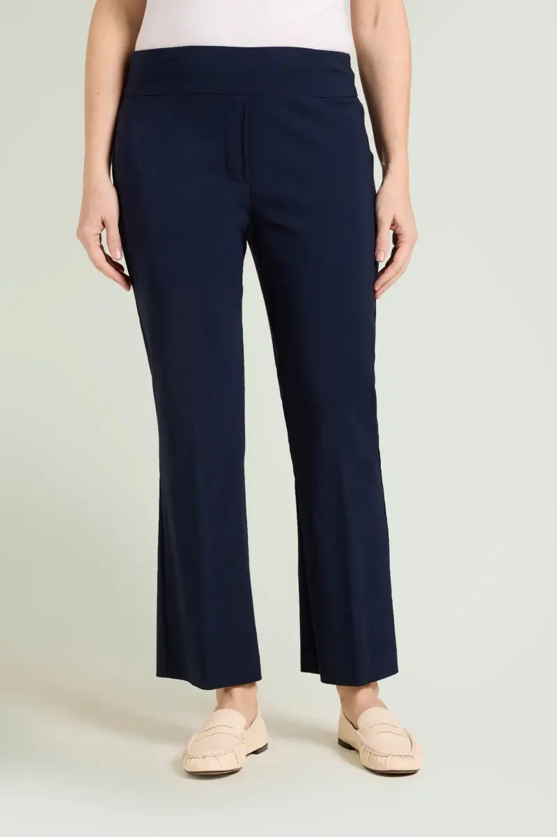 PANTALONI PULL-ON KICK FLARE IN BENGALINA Donna miniatura 2