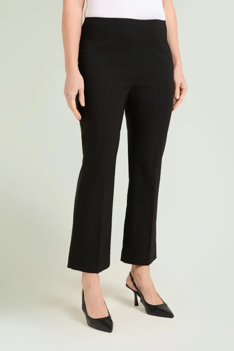 PANTALONI PULL-ON KICK FLARE IN BENGALINA Donna miniatura 2