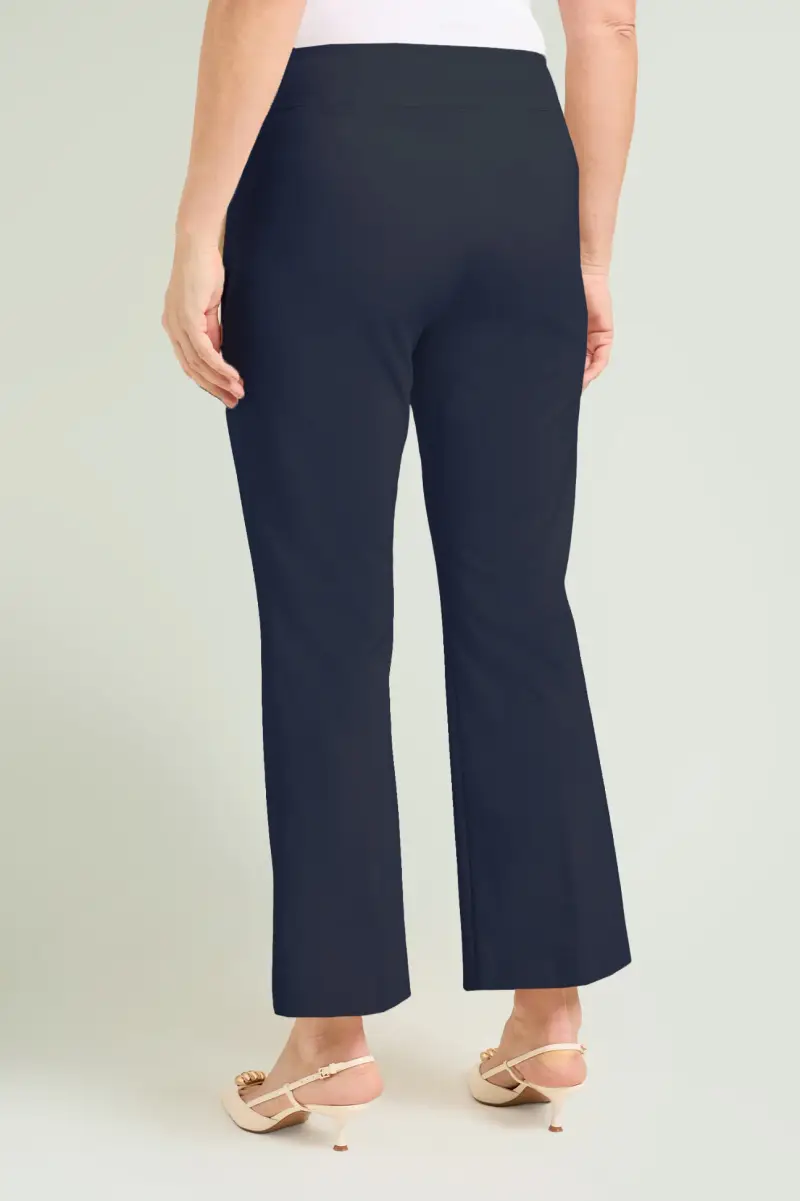 PANTALONI PULL-ON KICK FLARE IN PUNTO MILANO Donna miniatura 4