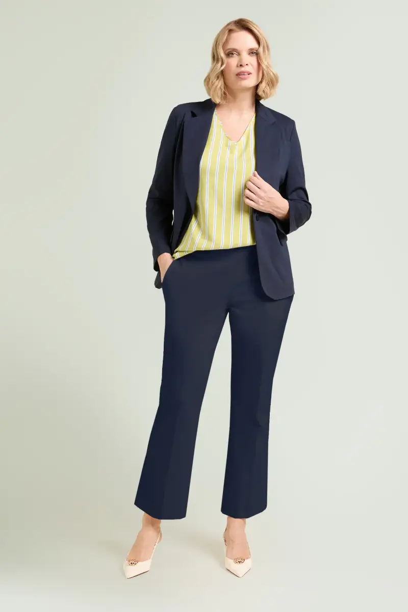 PANTALONI PULL-ON KICK FLARE IN PUNTO MILANO Donna